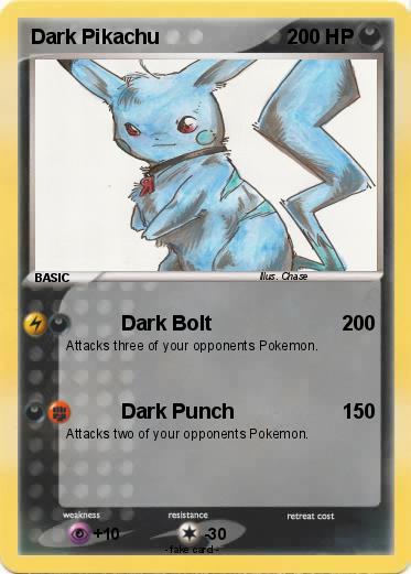 Pokemon Dark Pikachu
