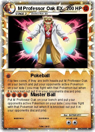 Pokemon M Professor Oak EX