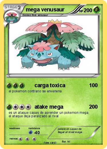 Pokemon mega venusaur