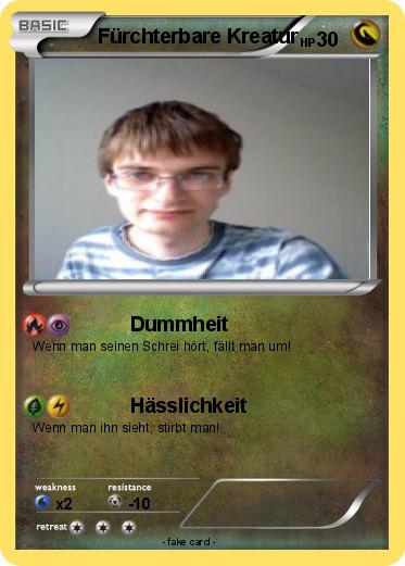 Pokemon Fürchterbare Kreatur