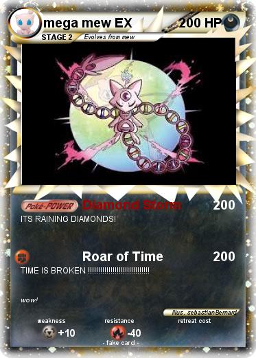 Pokemon mega mew EX