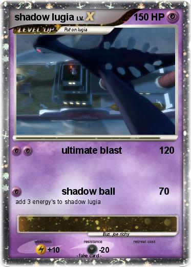 Pokemon shadow lugia
