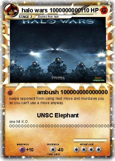 Pokemon halo wars 1000000000