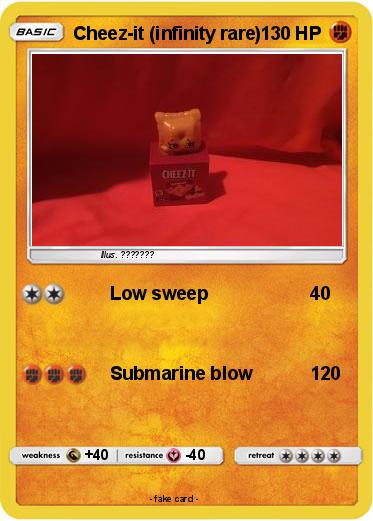 Pokemon Cheez-it (infinity rare)