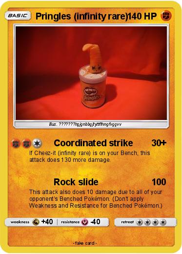 Pokemon Pringles (infinity rare)