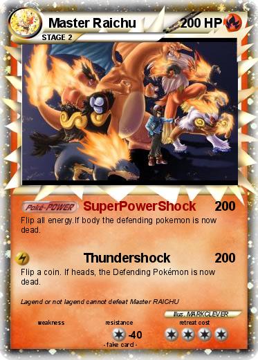 Pokemon Master Raichu