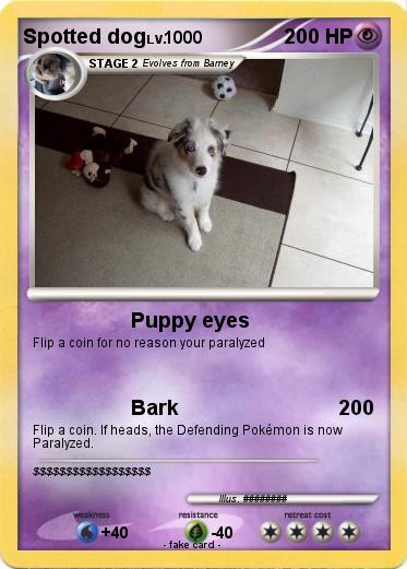 Pokemon Spotted dog