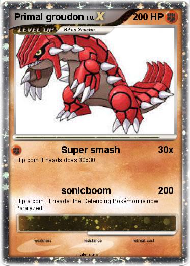 Pokemon Primal groudon