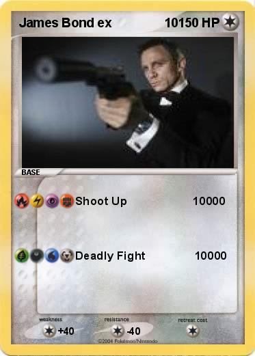 Pokemon James Bond ex               10             