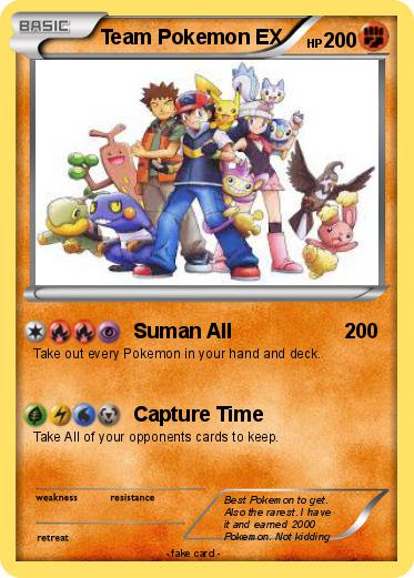 Pokemon Team Pokemon EX