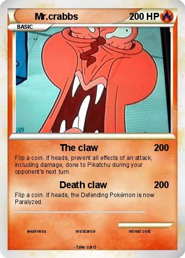 Pokemon Mr.crabbs