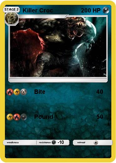 Pokemon Killer Croc