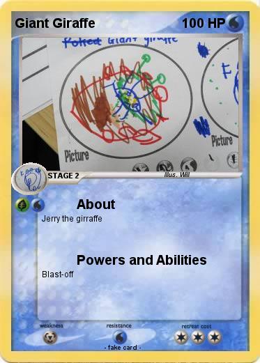 Pokemon Giant Giraffe