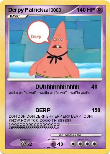 Pokemon Derpy Patrick
