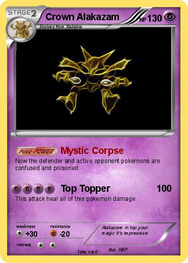 Pokemon Crown Alakazam