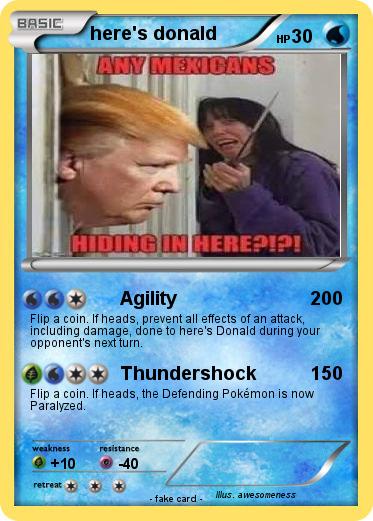 Pokemon here's donald