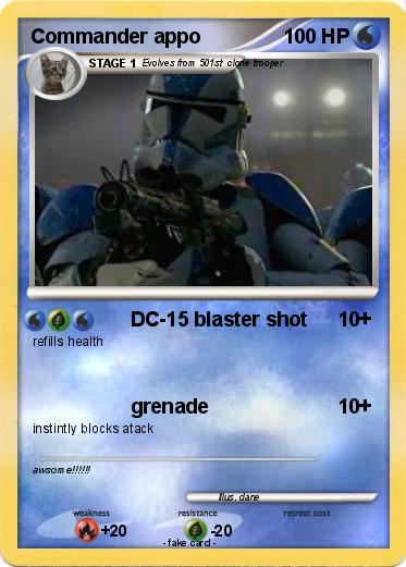 Pokemon Commander appo