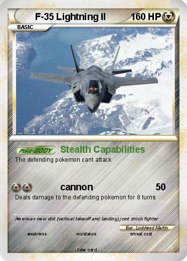 Pokemon F-35 Lightning ll