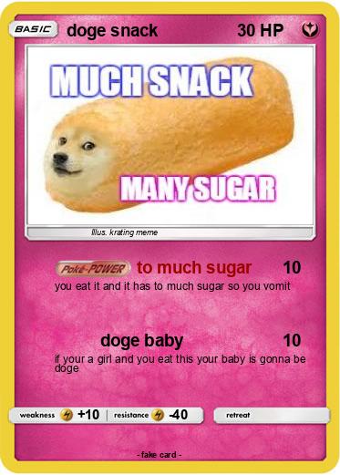 Pokemon doge snack
