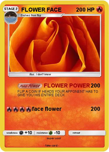 Pokemon FLOWER FACE