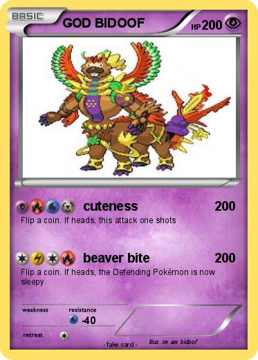 Pokemon GOD BIDOOF