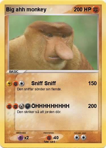 Pokemon Big ahh monkey