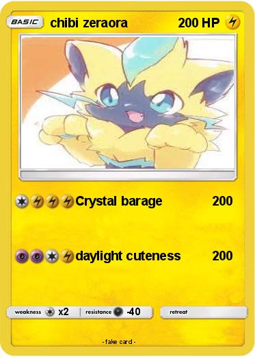 Pokemon chibi zeraora