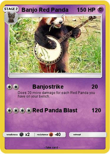 Pokemon Banjo Red Panda