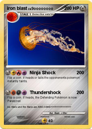 Pokemon iron blast