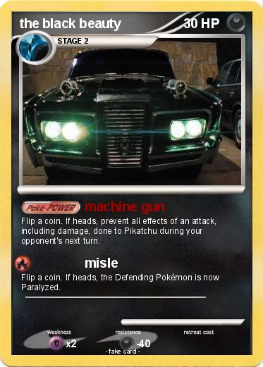 Pokemon the black beauty