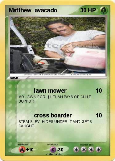 Pokemon Matthew  avacado