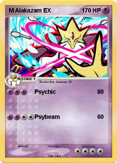 Pokemon M Alakazam EX