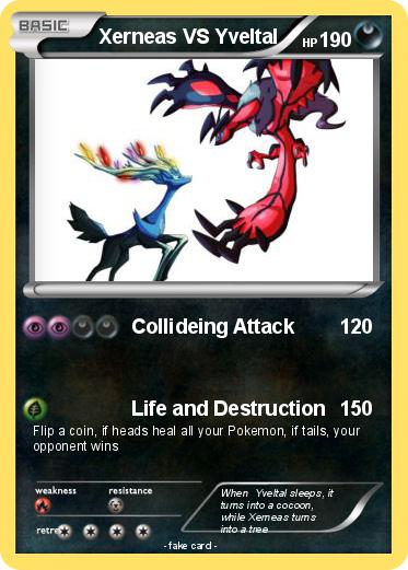 Pokemon Xerneas VS Yveltal