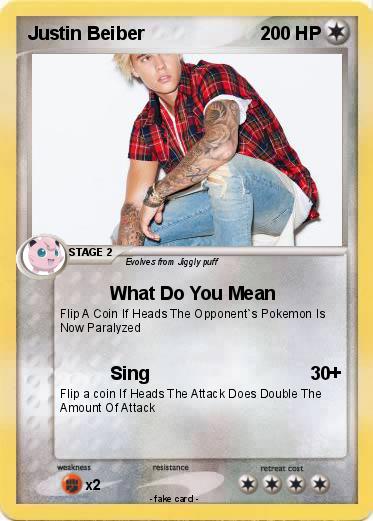Pokemon Justin Beiber