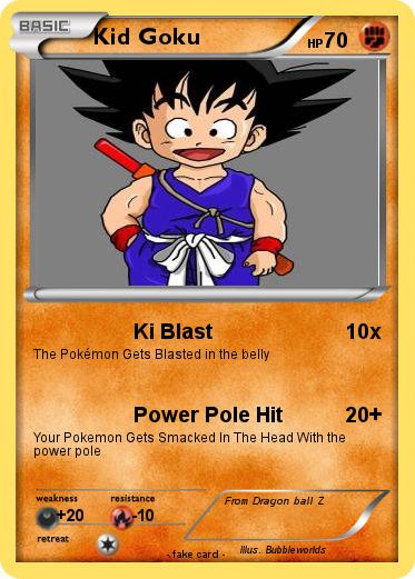 Pokemon Kid Goku