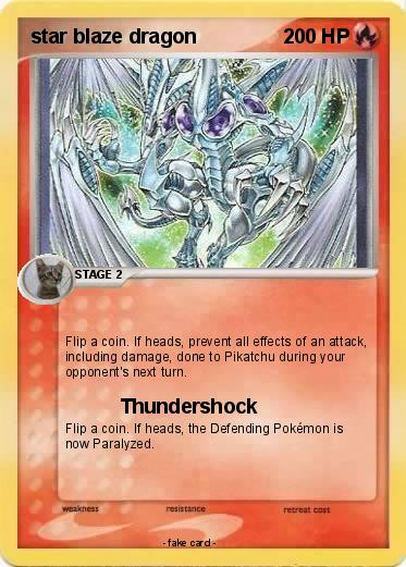 Pokemon star blaze dragon