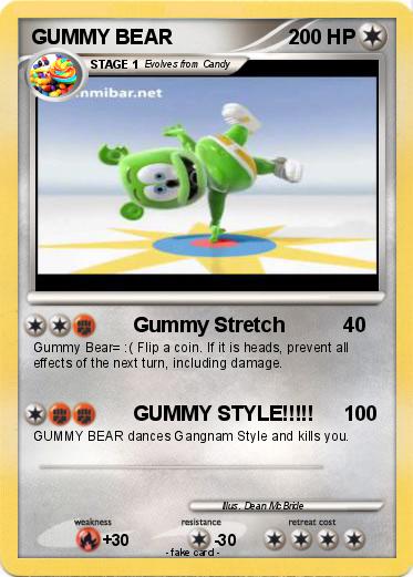 Pokemon GUMMY BEAR