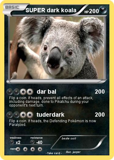 Pokemon SUPER dark koala