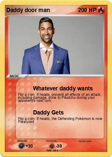 Pokemon Daddy door man