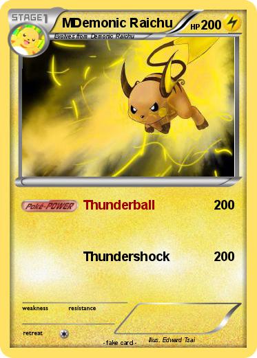 Pokemon MDemonic Raichu
