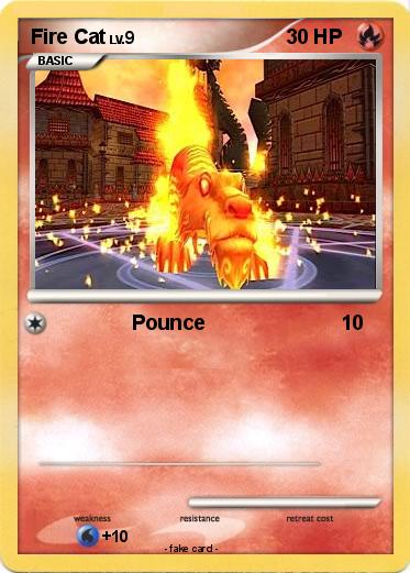 Pokemon Fire Cat