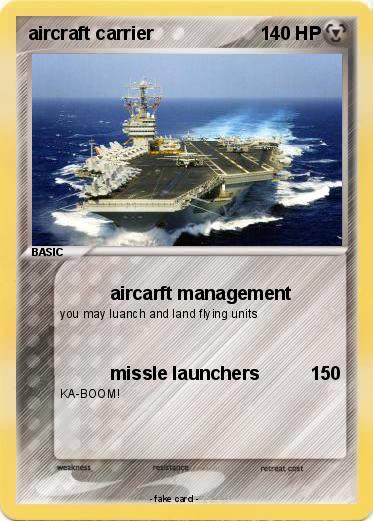 Pokemon aircraft carrier