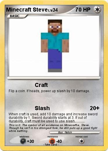 Pokemon Minecraft Steve