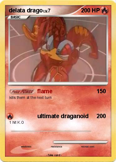 Pokemon delata drago