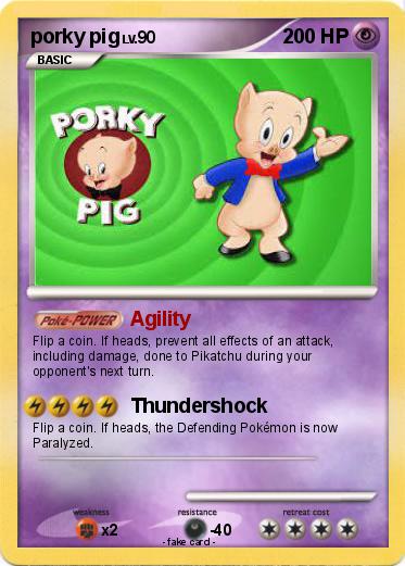 Pokemon porky pig