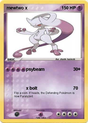 Pokemon mewtwo x