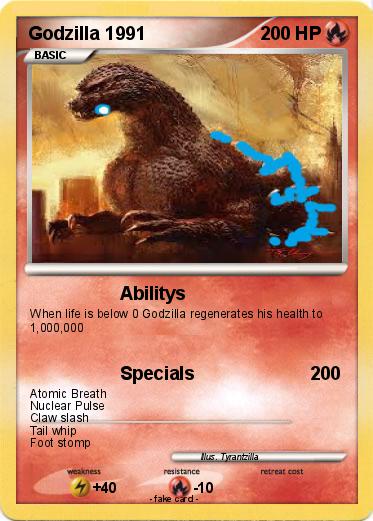 Pokemon Godzilla 1991