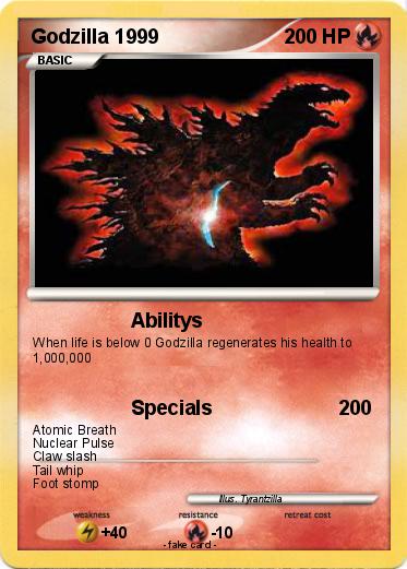 Pokemon Godzilla 1999