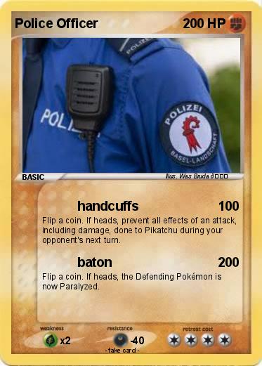 Pokemon Police Officer