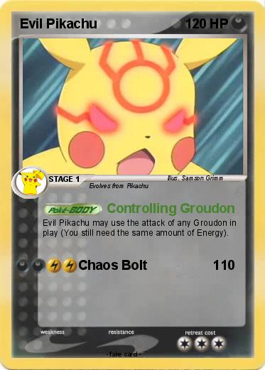 Pokemon Evil Pikachu